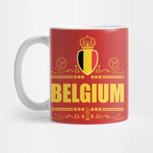 BELGIUM FOOTBALL GIFTS | VIGNETTE LINEART Mug